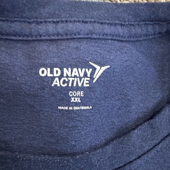 A pair of XXL Old Navy, active short sleeve crewneck shirt, navy gray - Picture 2 of 4